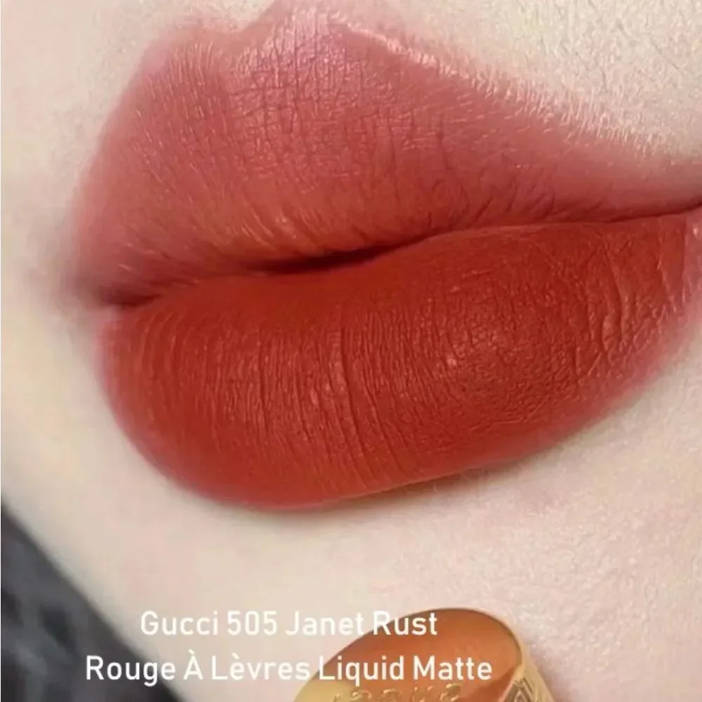 Gucci Janet Rust 505 Liquid Matte Lip Colour Rouge À Lèvres Authentic New